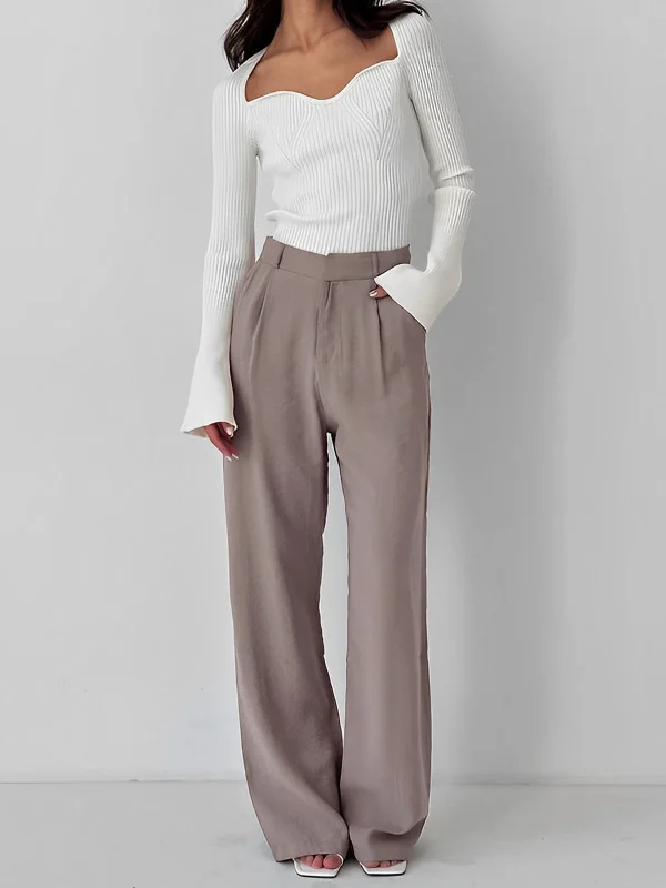 Make Your Weekend Count with Savings Business Casual Pleat Trendy Wide Leg Dress Pants Make Your Weekend Count with Savings Business Casual Pleat Trendy Wide Leg Dress Pants