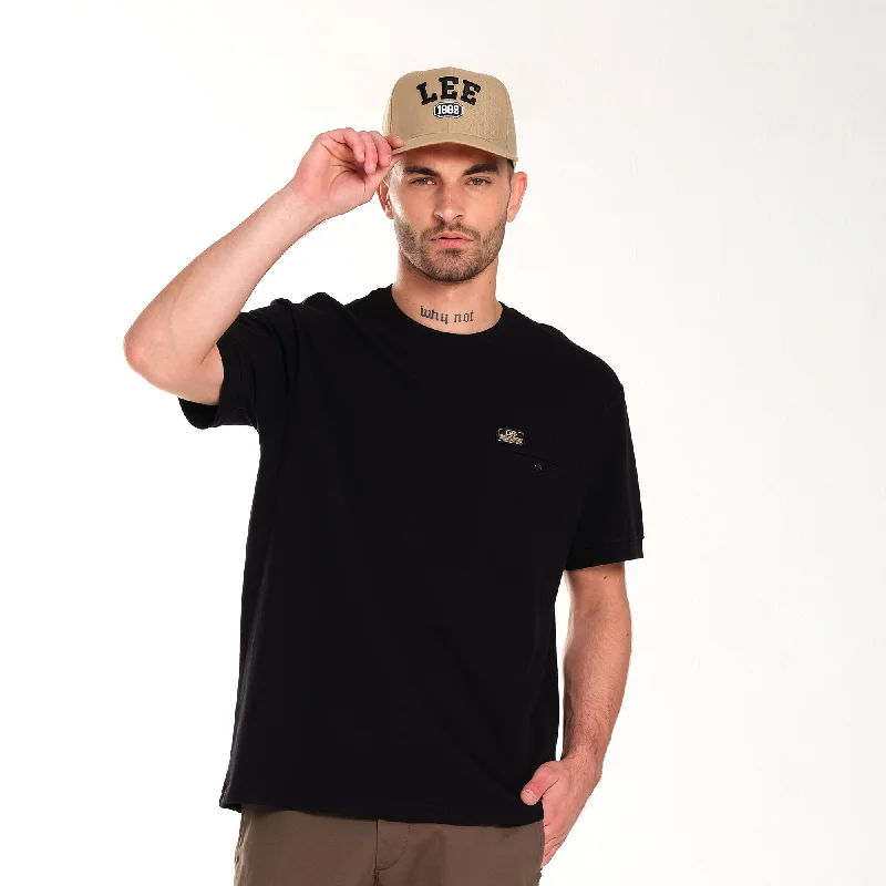 Low Prices MENS' COTTON PIQUE WELTED POCKET TEE