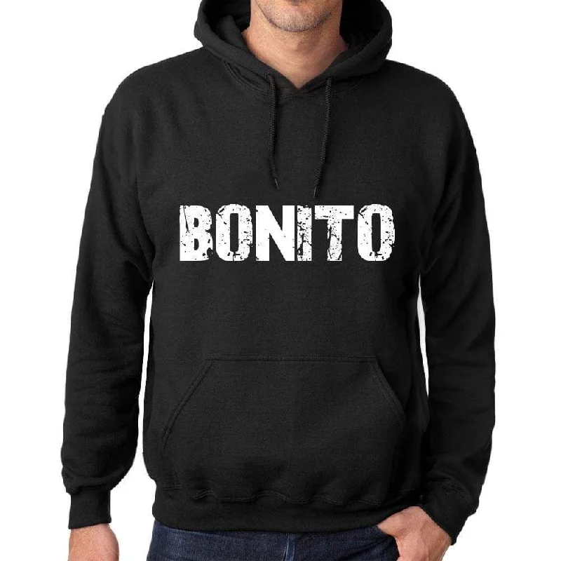 Mega Discount Men's Women's Unisex Printed Graphic Cotton Hoodie Soft Heavyweight Hooded Sweatshirt Pullover Popular Words BONITO Deep Black Mega Discount Men's Women's Unisex Printed Graphic Cotton Hoodie Soft Heavyweight Hooded Sweatshirt Pullover Popular Words BONITO Deep Black