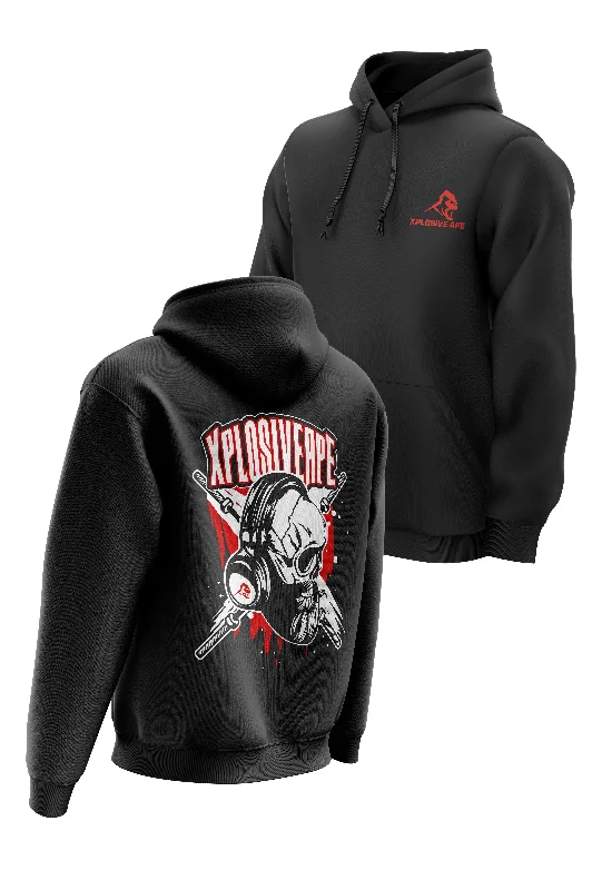 Weekend Discounts to Delight XAPE 'Dead Strength' Hoodie - Black