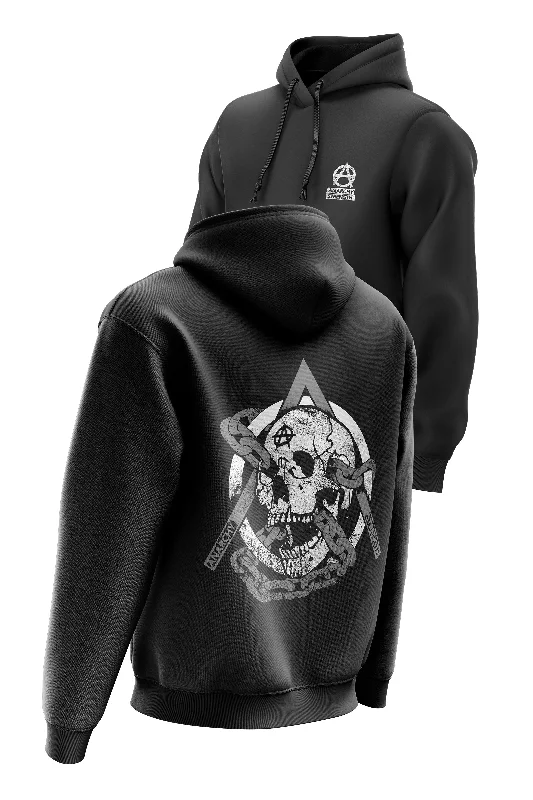 Quick Sale AS 'SKULLCHAIN' HOODIE - BLACK