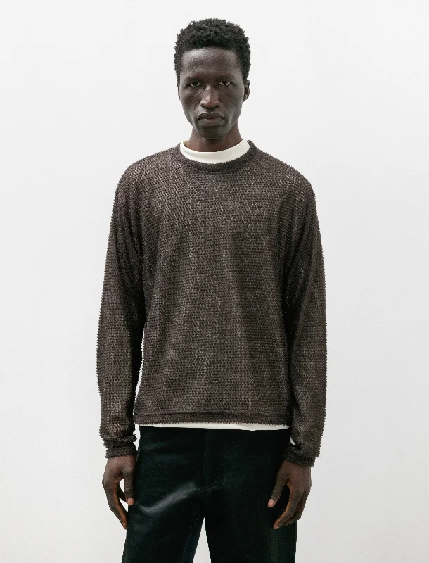 Make Your Weekend Count with Savings Shag LS Sweater Licorice