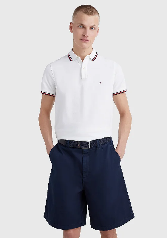 Great Deal Tommy Hilfiger Core Tipped Polo Shirt, White