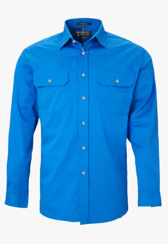 Price Blitz Pilbara Mens Open Front Shirt RM500BT