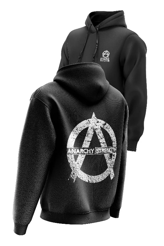 Final Clearance AS 'STRENGTH CENTRAL' HOODIE - BLACK