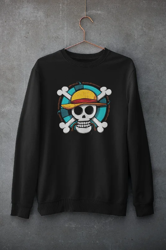 Online Only Straw Hat Pirate : Monkey D Luffy- One Piece - Winter Sweatshirts