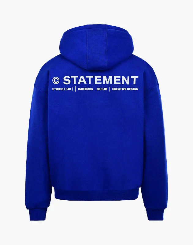 Midnight Madness INITIAL ZIP-HOODIE (ROYAL BLUE)