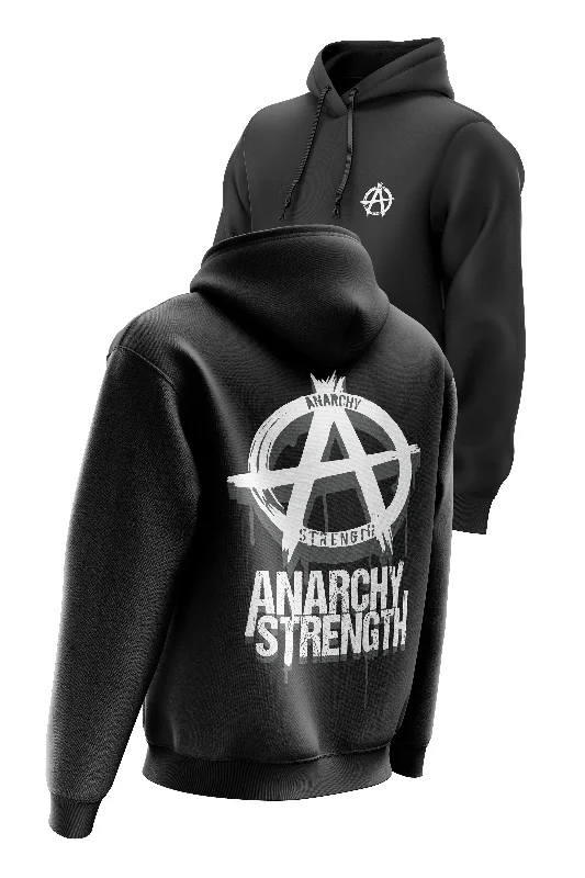 Final Clearance AS 'DRIPPING WITH STRENGTH' HOODIE - BLACK