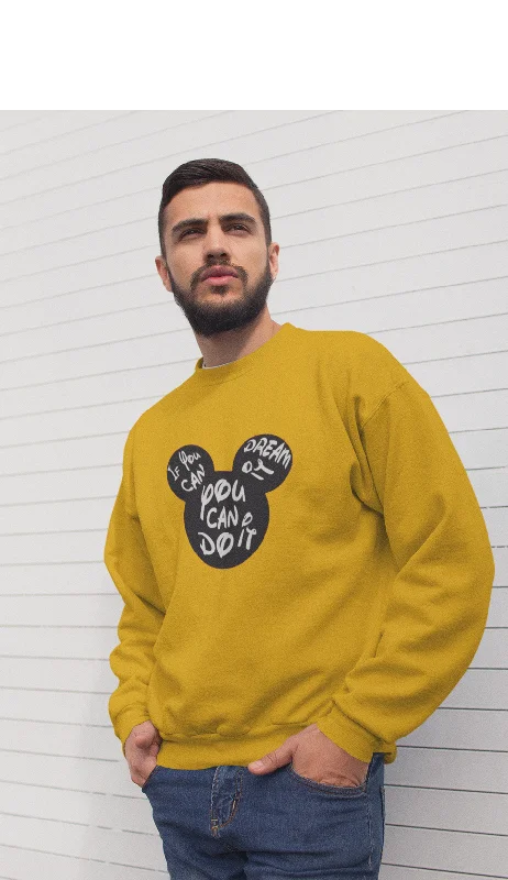 Mega Sale You Can Do It : Mickey Mouse - Winter Sweatshirts