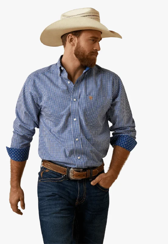 Exclusive Deal Ariat Mens Wrinkle Free Finlay Classic Long Sleeve Shirt