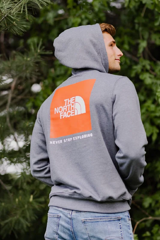 Deal Alert The North Face Box Logo Hoodie for Men in Grey | NF0A7UNS-8E0-GRY