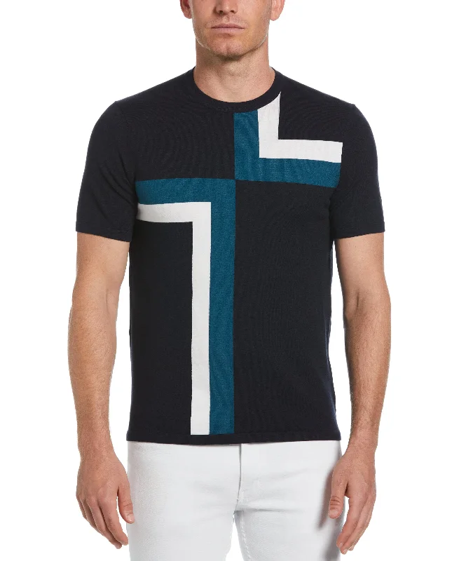 Epic Value Colorblock Crewneck Sweater Tee