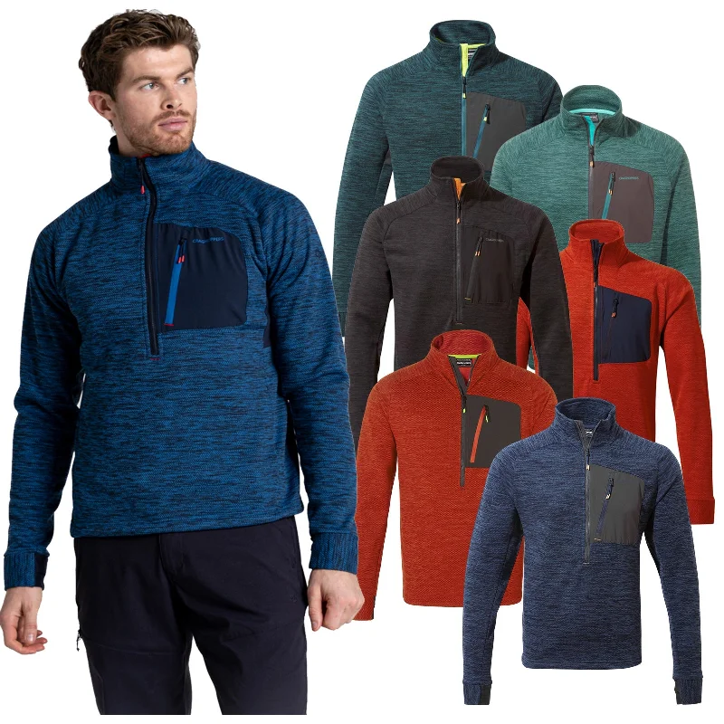 Weekend Discounts to Snag Craghoppers Mens Tarbert Half Zip Fleece