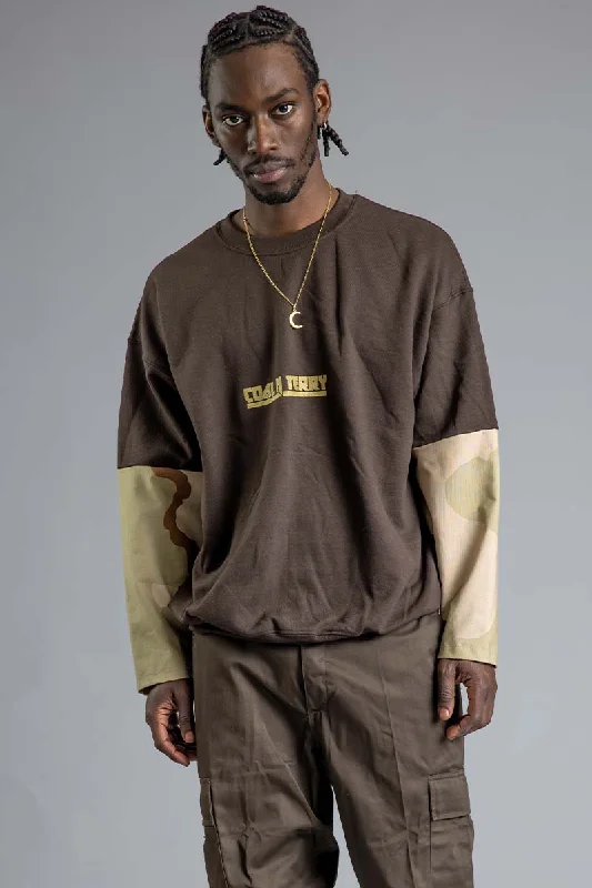 Referral Discount GUYS 巧克力 N 沙色迷彩 CNT REBEL CREW