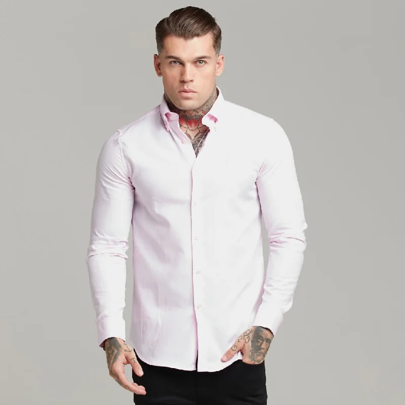 Final Clearance Father Sons Classic Pink Royal Oxford Luxe Button Down - FS609