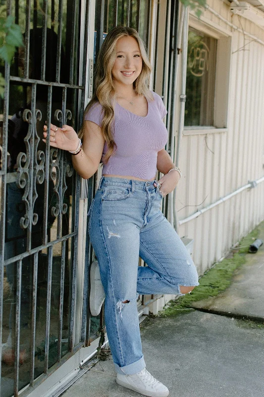Sale Event Cello Medium Wash Super High Rise Dad Jean
