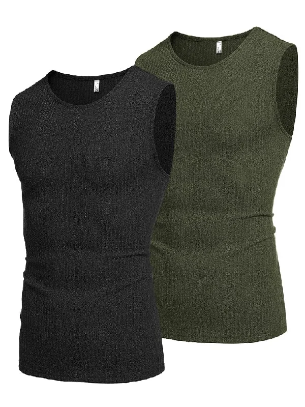 Weekend Specials to Relish 2 Pack Ribbed Knit Tank Tops (US Only)