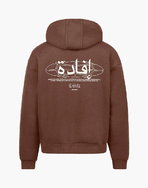 Hot Deal IFADA ZIP-HOODIE (COFFEE BROWN)