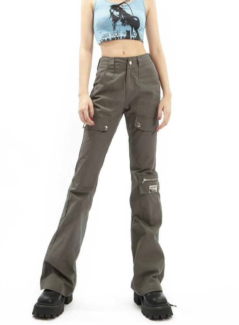 Today's Deal Utility Cargo Pocket Straight-Leg Trousers