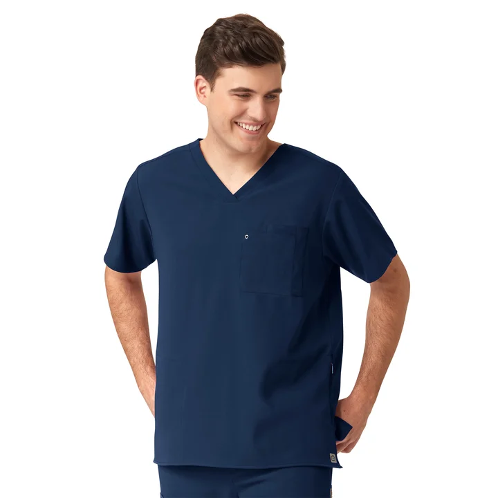 Weekend Specials to Love 6429 - Men's Knit Panel V-Neck Top