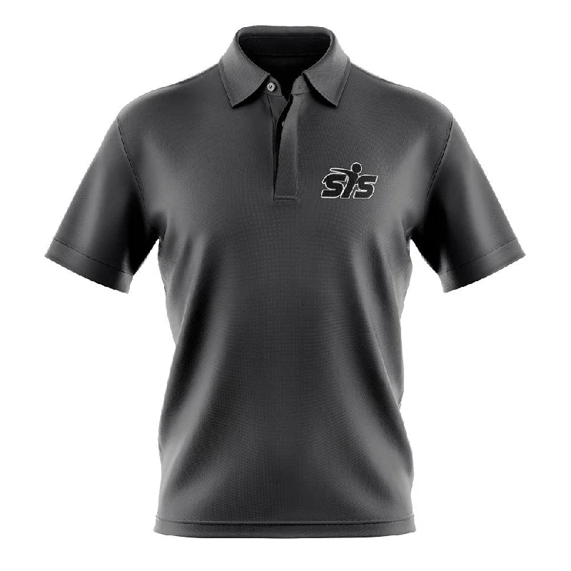 New Arrival Smash It Sports Premium Polo Shirt (Charcoal/Black)