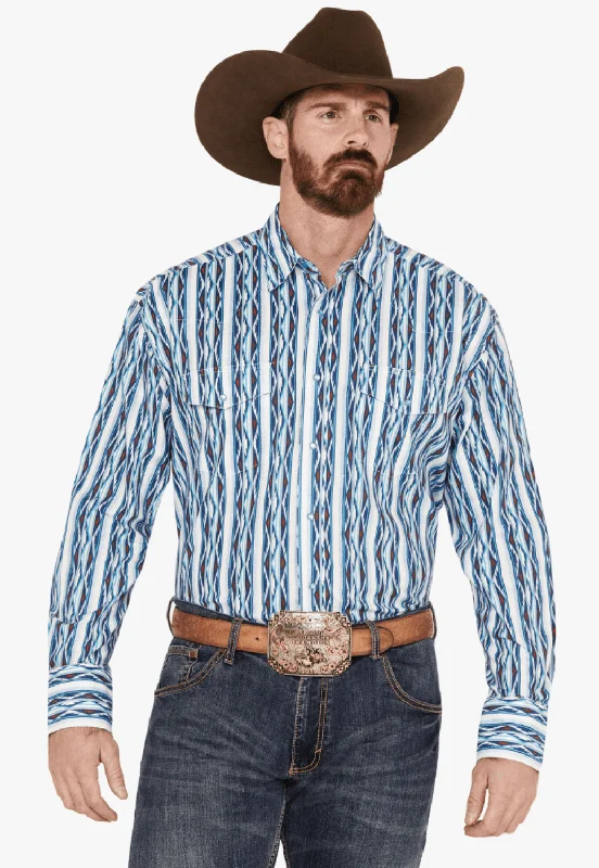 Limited Availability Wrangler Mens Checotah Long Sleeve Shirt