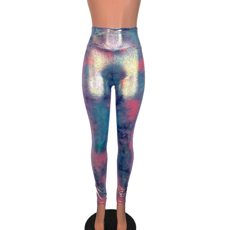 Weekend Offers That Delight Tie Dye Rainbow Mystique High Waist Leggings Pants