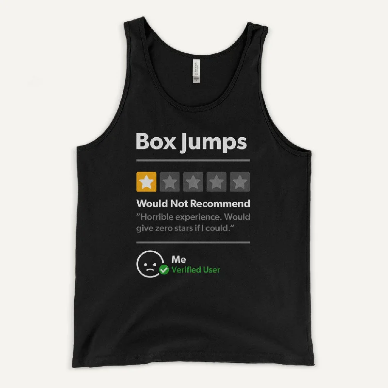 Weekend Discounts to Delight Box Jumps 1 Star Would Not Recommend Men’s Tank Top