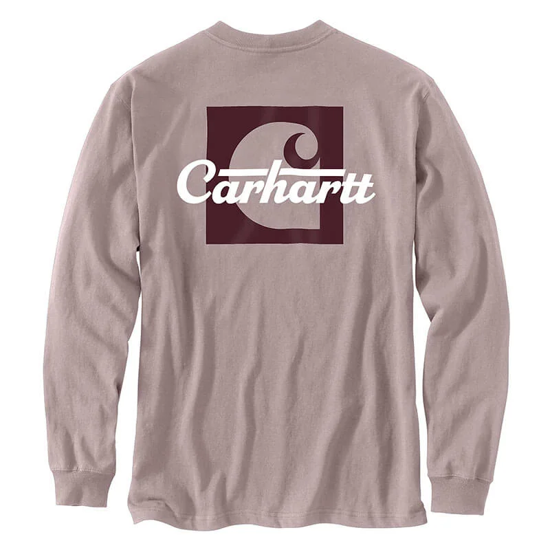 Hurry In 106040 - Carhartt Men's Loose Fit Heavyweight Long-Sleeve Pocket Script Graphic T-Shirt Hurry In 106040 - Carhartt Men's Loose Fit Heavyweight Long-Sleeve Pocket Script Graphic T-Shirt