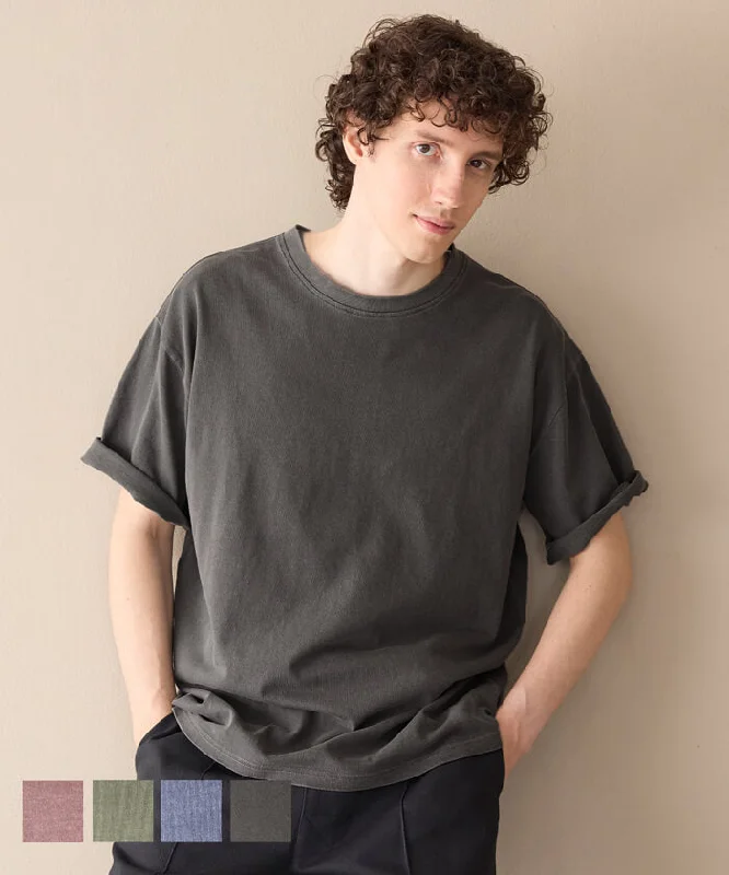 Closeout Sale Tシャツ メンズ オーバーサイズ クルーネック 半袖 コットン ミディアム丈 カジュアル シンプル メール便可 24ss coca コカ