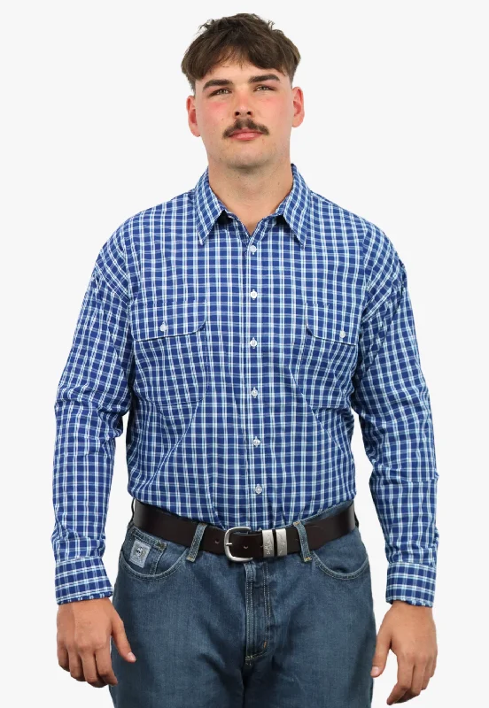 Massive Deals Bisley Mens Long Sleeve Checked Shirt