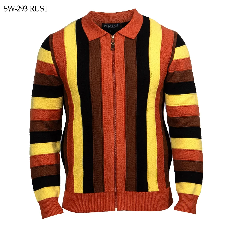 Closeout Deal Prestige full Zipper high polo Sweater