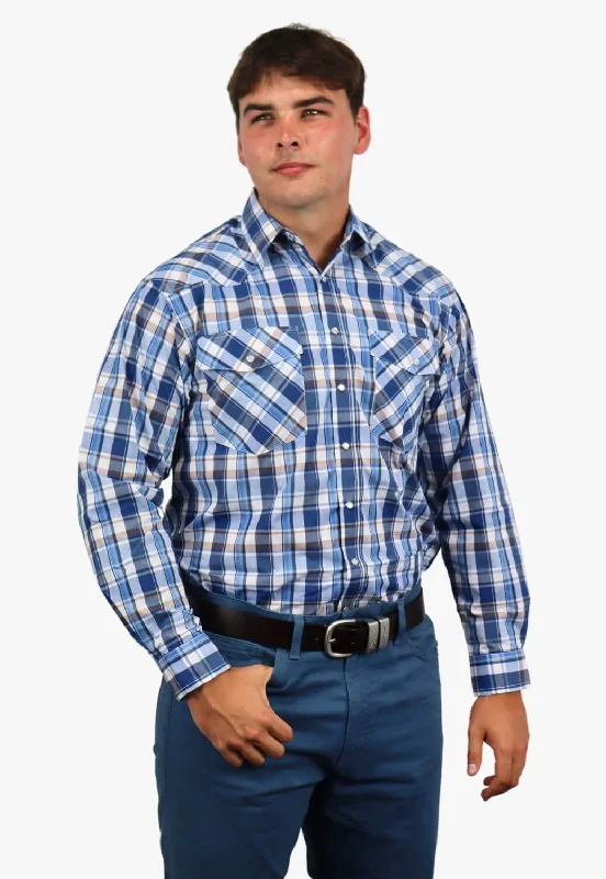 Midnight Madness Bisley Mens Long Sleeve Western Shirt