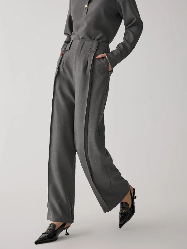 Time-Limited Offer Straight Leg Graceful Suit Pants