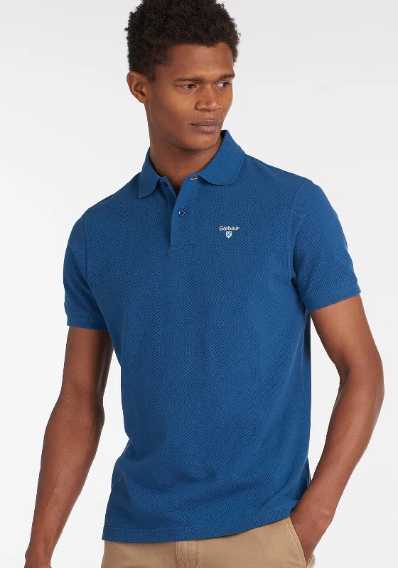 Weekend Discounts to Relish Barbour Sports Polo Shirt, Deep Blue