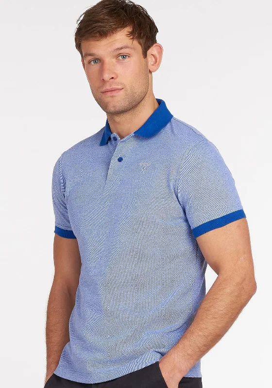 Weekend Bargains to Sizzle Barbour Men's Sports Mix Polo Shirt, Electric Blue