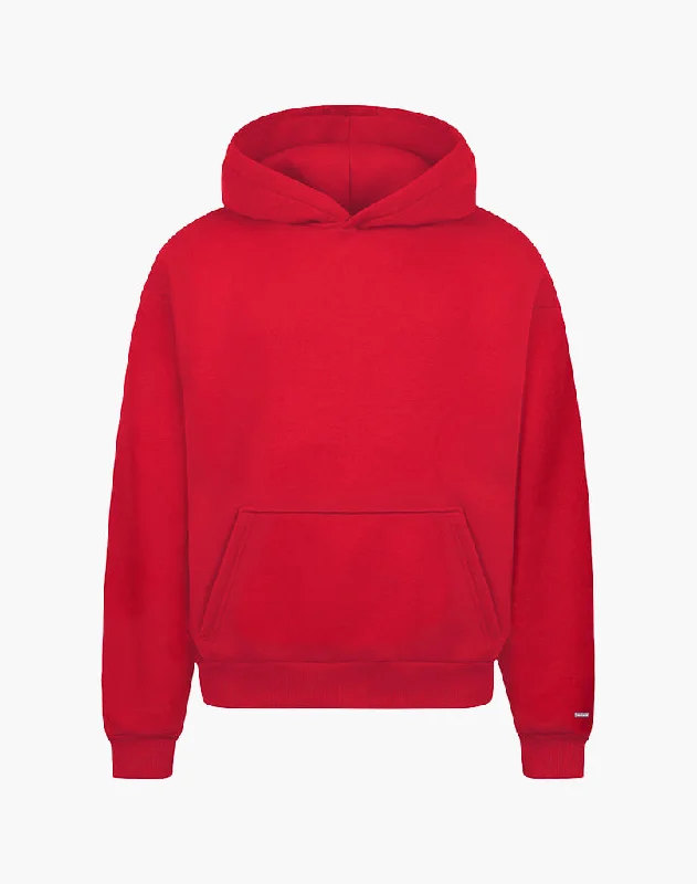 Weekend Discounts to Love BASIC HOODIE (RED)