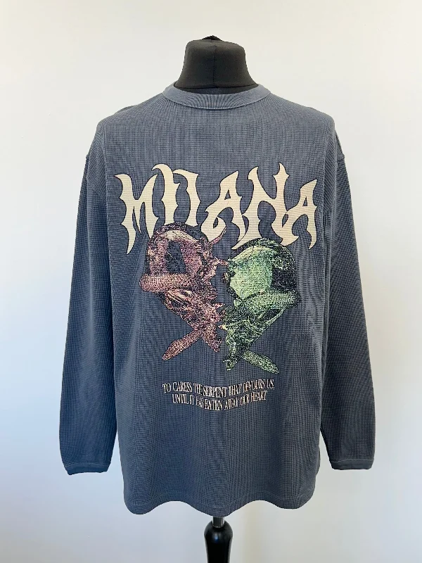 Epic Deals Dove Serpent Waffle Heavyweight Long Sleeve.