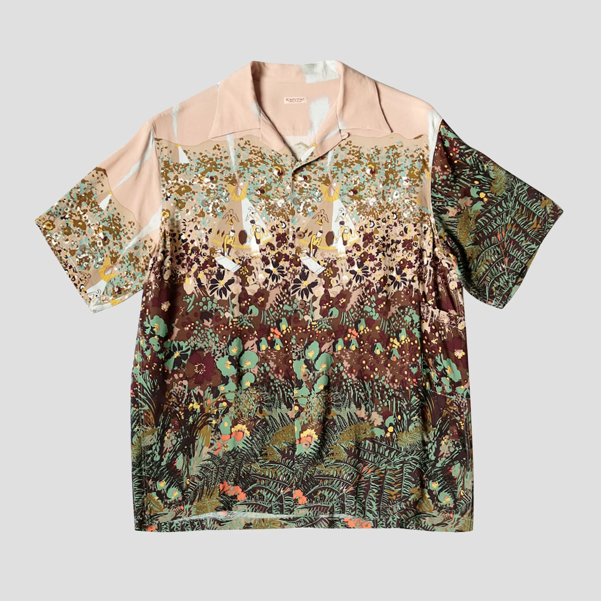 Time-Limited Offer Kapital Rayon NABAJO LAND Aloha Shirt - Light Pink