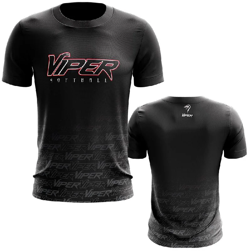 Today Only Viper Sports Short Sleeve Shirt - Fade (Black/Red/Charcoal)