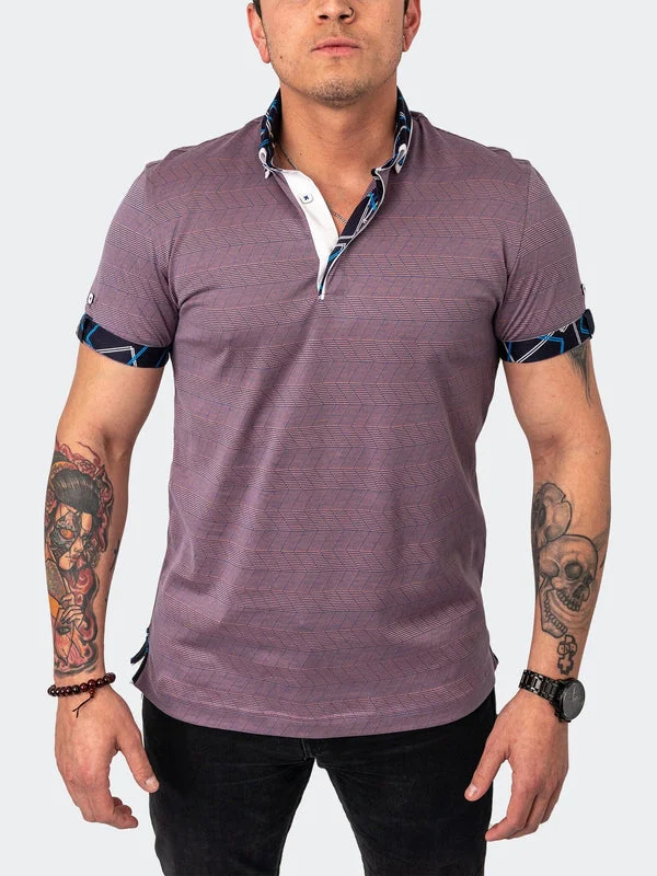 The Best Prices Maceoo Stretch Short-Sleeve Polos | Polo MozartLineMulti Pink