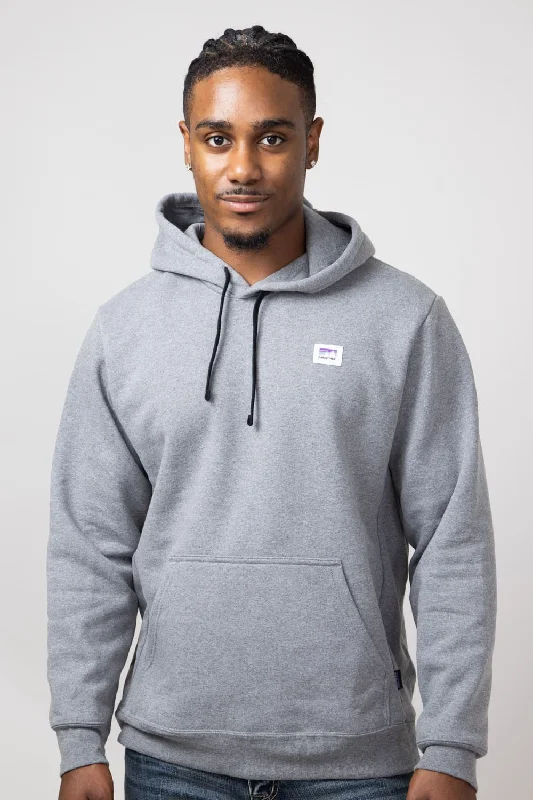 Year-End Sale Patagonia Men’s P-6 Logo Uprisal Hoodie in Gravel Heather | 39696-GLH