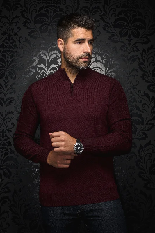 Don't Miss Au Noir® Sweaters | Mesta Burgundy