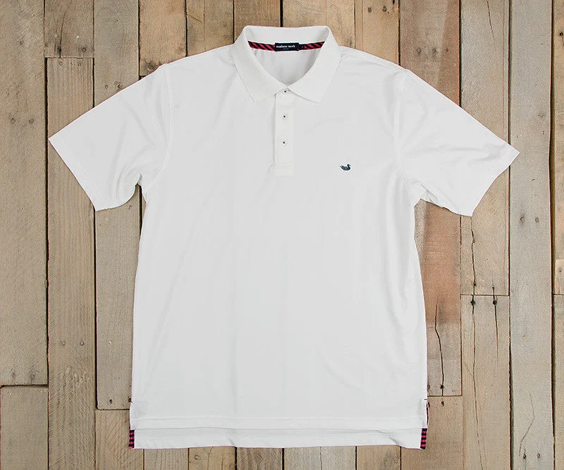 Markdown Sale Bermuda Performance Polo - White