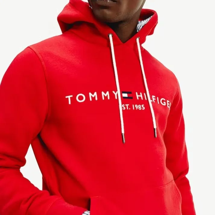 Year-End Clearance Tommy Hilfiger - Logo Hoodie - Primary Red