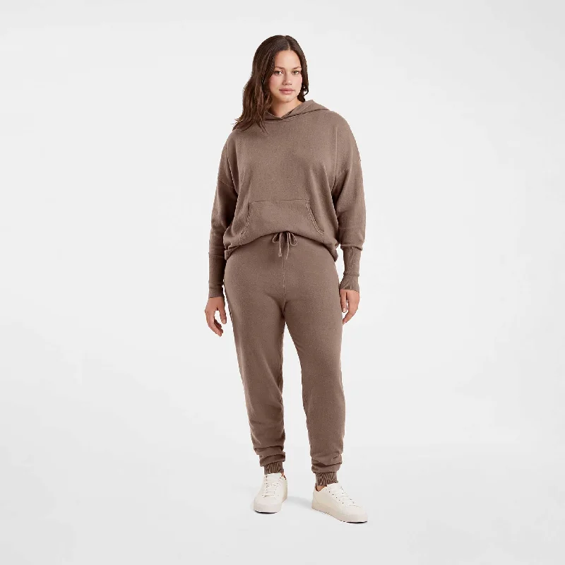 Weekend Deals to Make You Happy Luxe Knit Jogger | Mocha