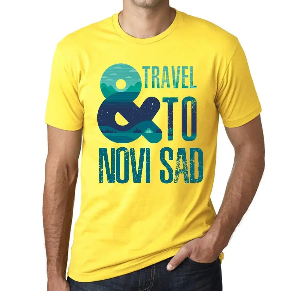 Mega Sale Men's Graphic T-Shirt And Travel To Novi Sad Eco-Friendly Limited Edition Short Sleeve Tee-Shirt Vintage Birthday Gift Novelty