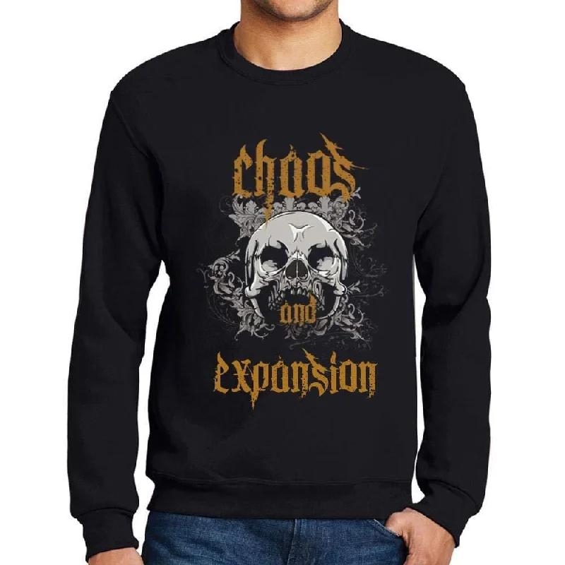 Exclusive Online Offer Ultrabasic - Homme Imprimé Graphique Sweat-Shirt Chaos and Expansion Noir Profond Exclusive Online Offer Ultrabasic - Homme Imprimé Graphique Sweat-Shirt Chaos and Expansion Noir Profond