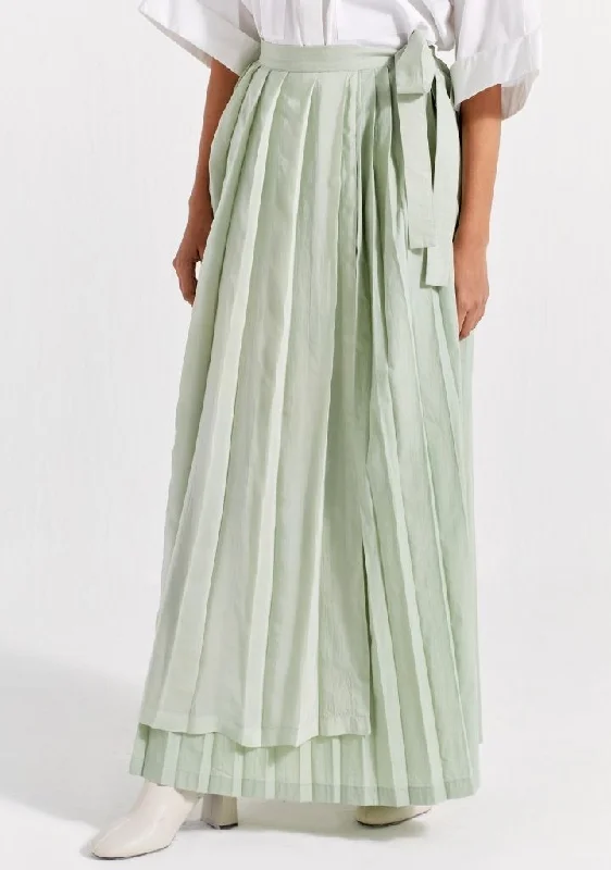 Weekend Deals You Can't Resist Asymmetric Pleat Skirt Pant