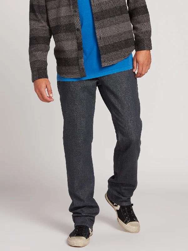 Steals and Deals Solver Modern Fit Jeans - Dark Grey